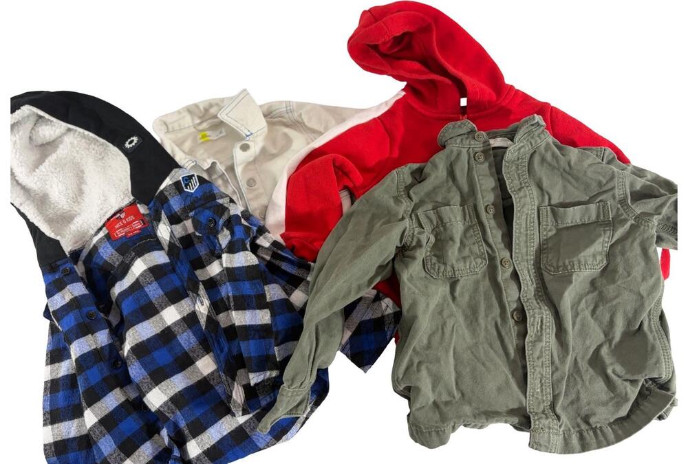 Baby Toddler approx 2t Boys Lot Jackets Plaid Bundle